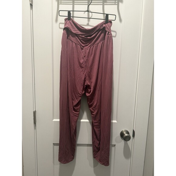 ATHLETA Release Womens Pants Medium M Tawny Rose Soft Open Relaxed Yoga Lounge - Picture 5 of 7